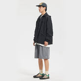 Unisex Jacket Shell Jacket Sports Stand Collar Jacket Casual Loose-Fitting Hoodie Coat